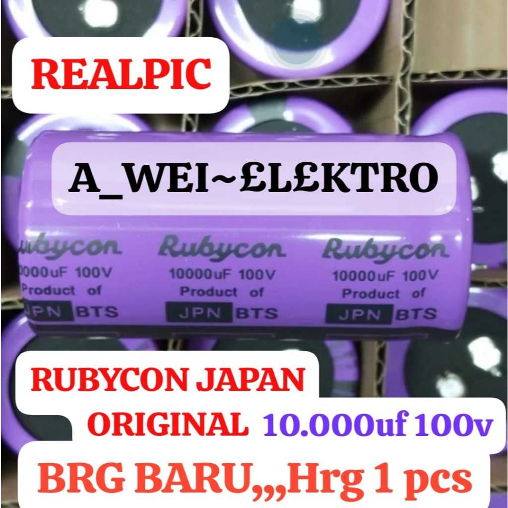 10000uf 100v RUBYCON JAPAN ORIGINAL 10000MK 100V 10000uf100v 10000mk100v 10.000uf100v