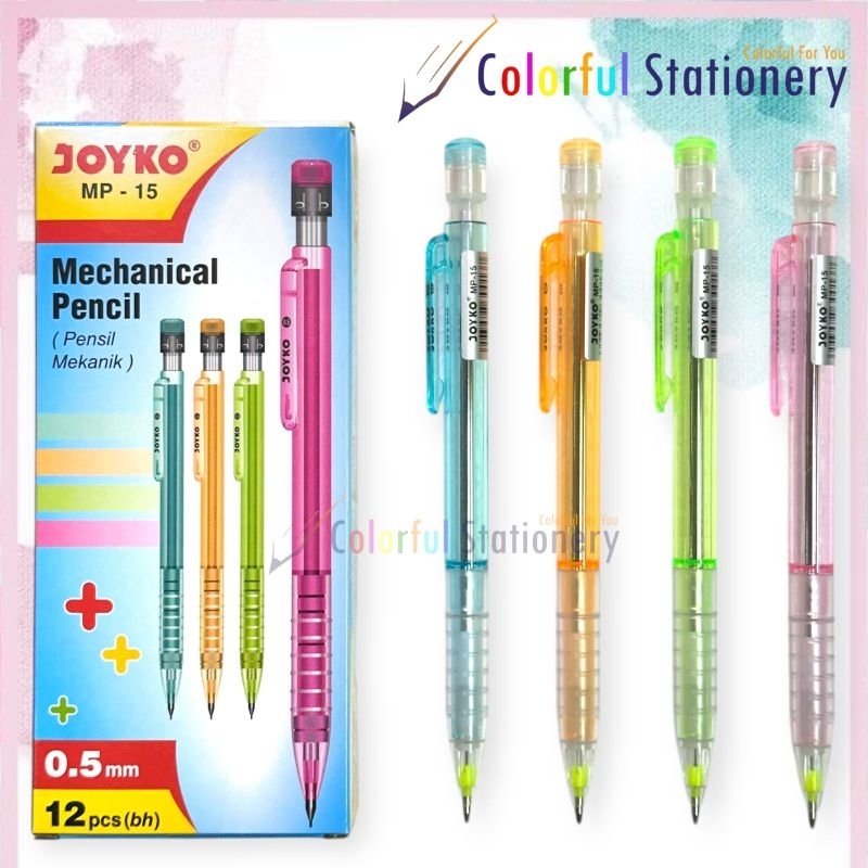 

Arm Pensil Mekanik / Mechanical Pencil MP-15 Joyko 0.5 mm (lLsn)