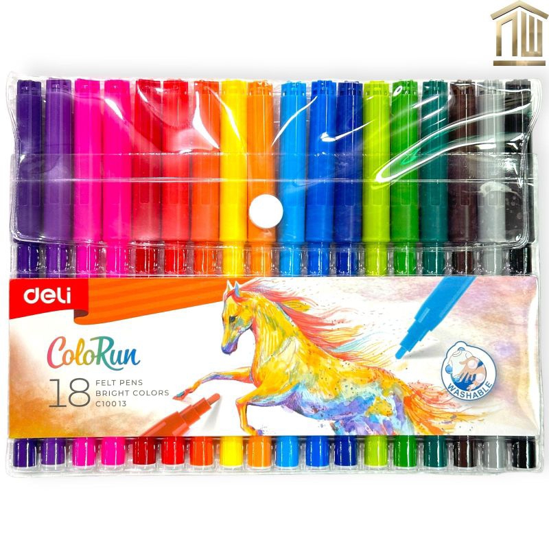 

Spidol Deli 18 Warna C10013