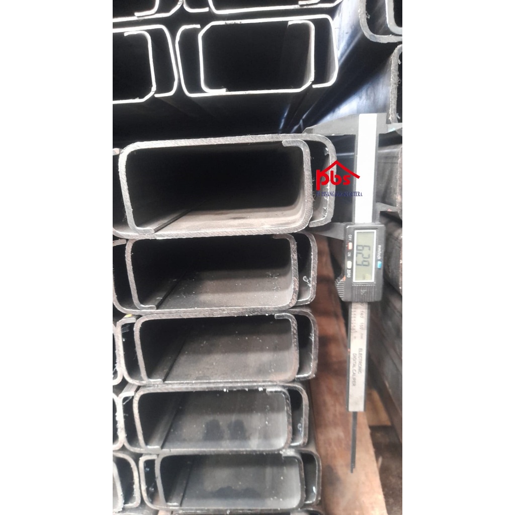 CNP Besi 150 x 65 x 2.0mm, 2.3mm, 3.2mm / Besi CNP / Kanal Besi C (CNP)