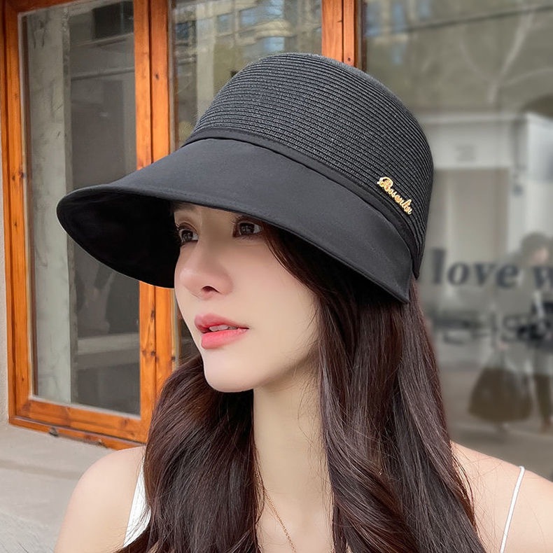 Topi Pantai Wanita dapat disesuaikan / Topi Wanita bucket impor kepang / Topi Bucket Wanita / Topi J