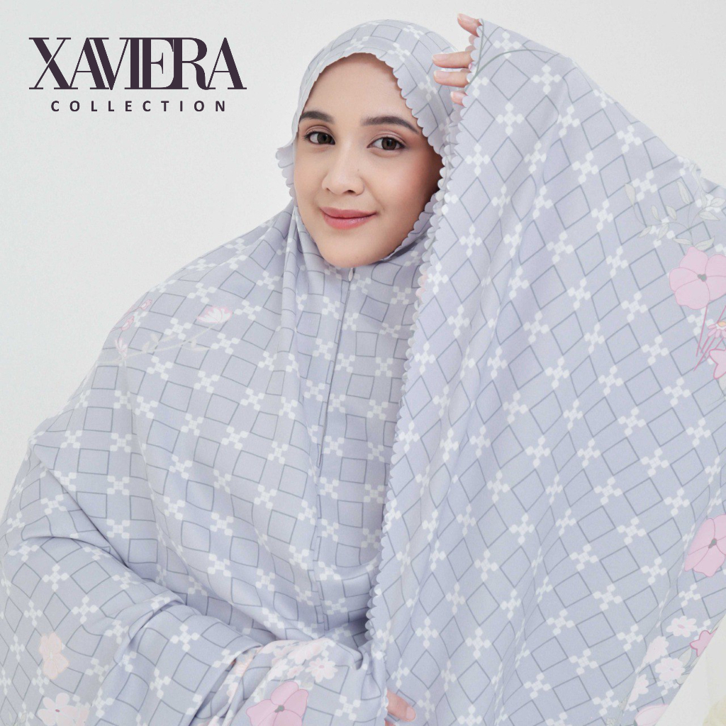 Xaviera Collection -  RAYNA Mukena Dewasa Motif ( Prayer Set Premium )
