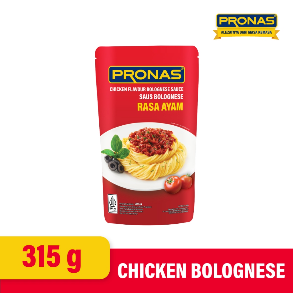 

Pronas Saus Bolognese Ayam 315 gr