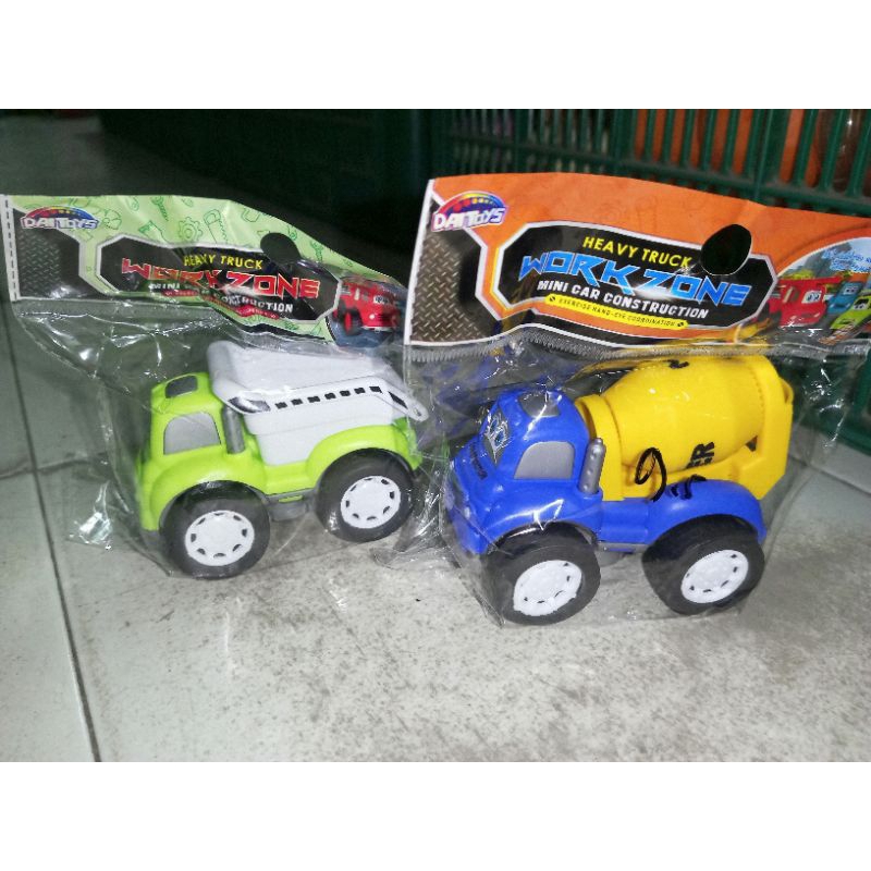 Mainan Anak Truk Konstruksi Dump Molen Kecil DK164 DK165