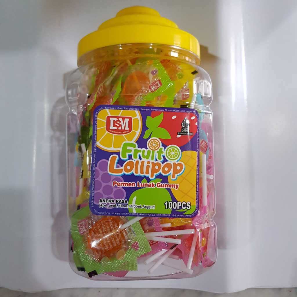 

Permen Lunak Gummy Lollipop Aneka Rasa Buah Viral