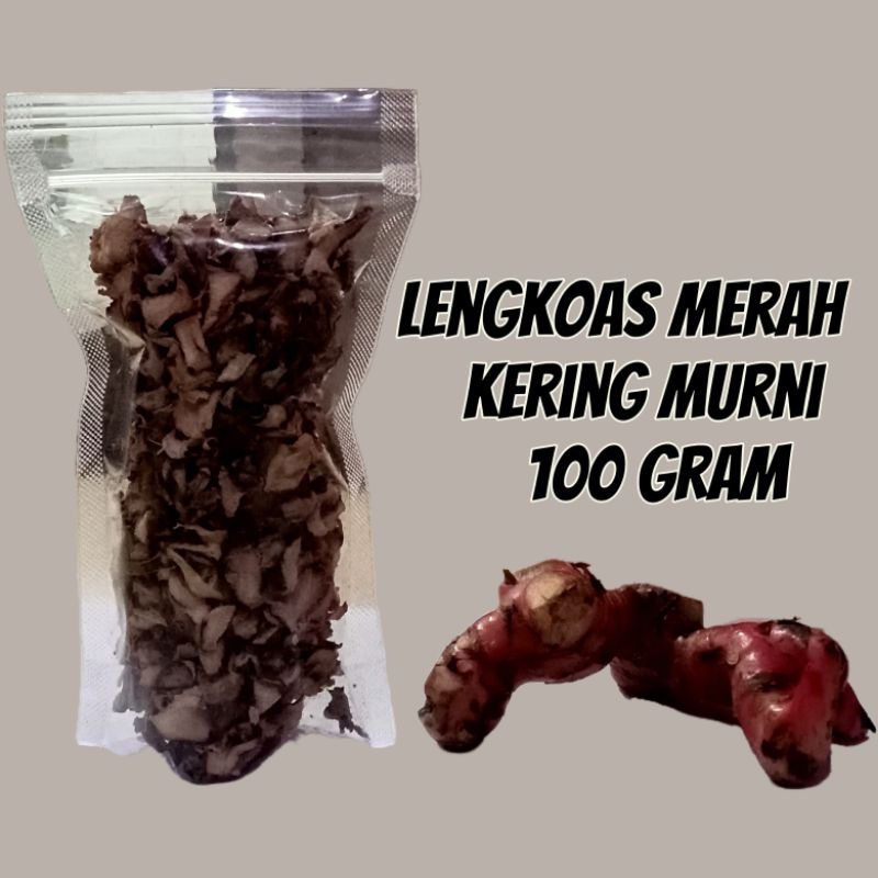 

Lengkoas Merah Murni Kering 100 Gram Laza Merah Kering Laja Merah Kering