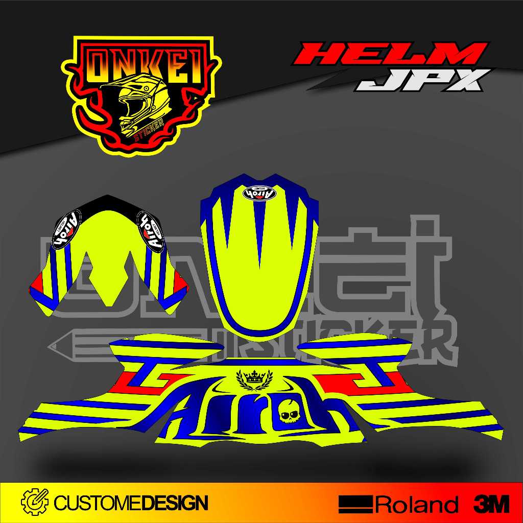 DECAL STICKER HELM JPX HJ9