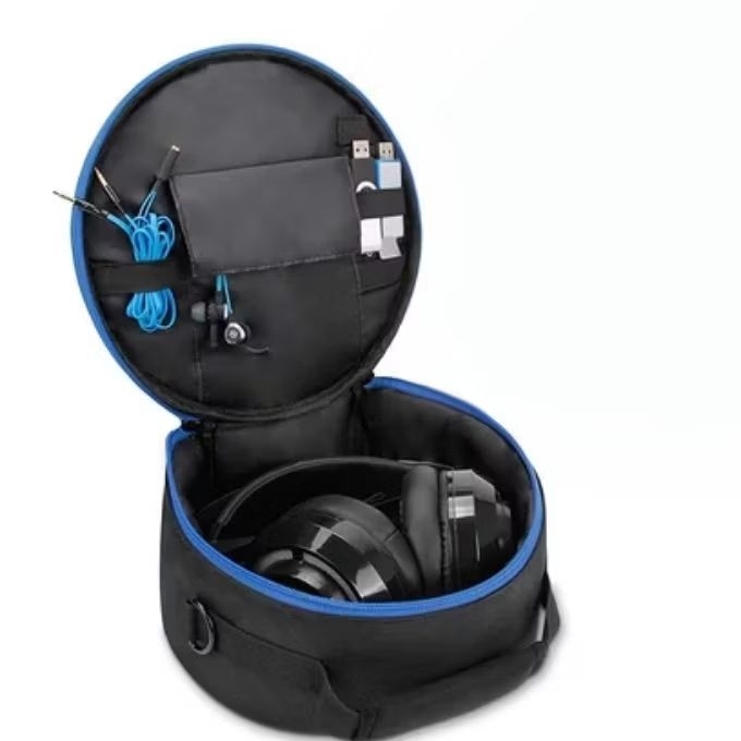 Tas earphone headphone DJ propesional Tas untuk earphone gaming tas pembawa headphone casing tas pen