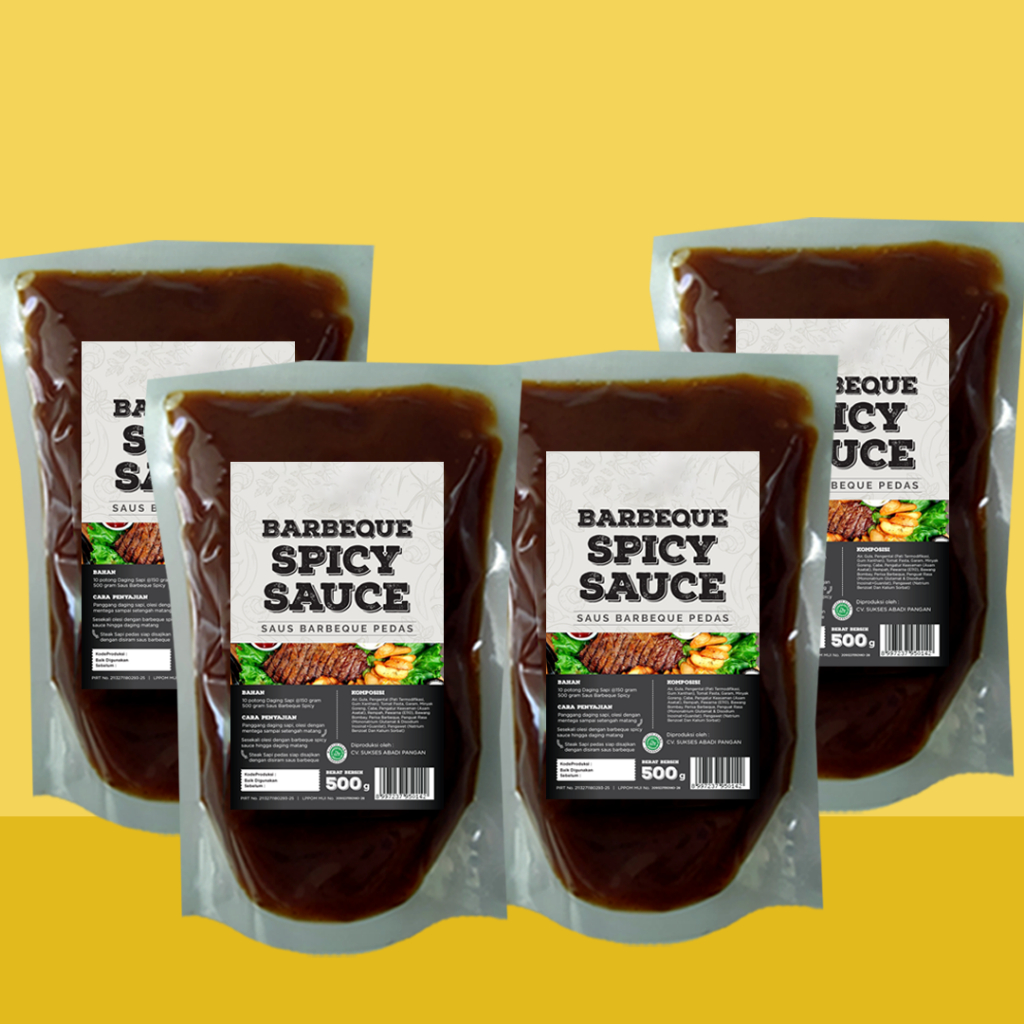 

Selerafood Paket 2 Saus BBQ Spicy Selerafood isi 4 pack berat 500 gr Perpack