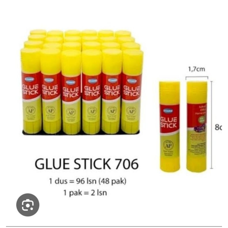 

glue stick 1pak ( 24 pcs ) lem kertas stik