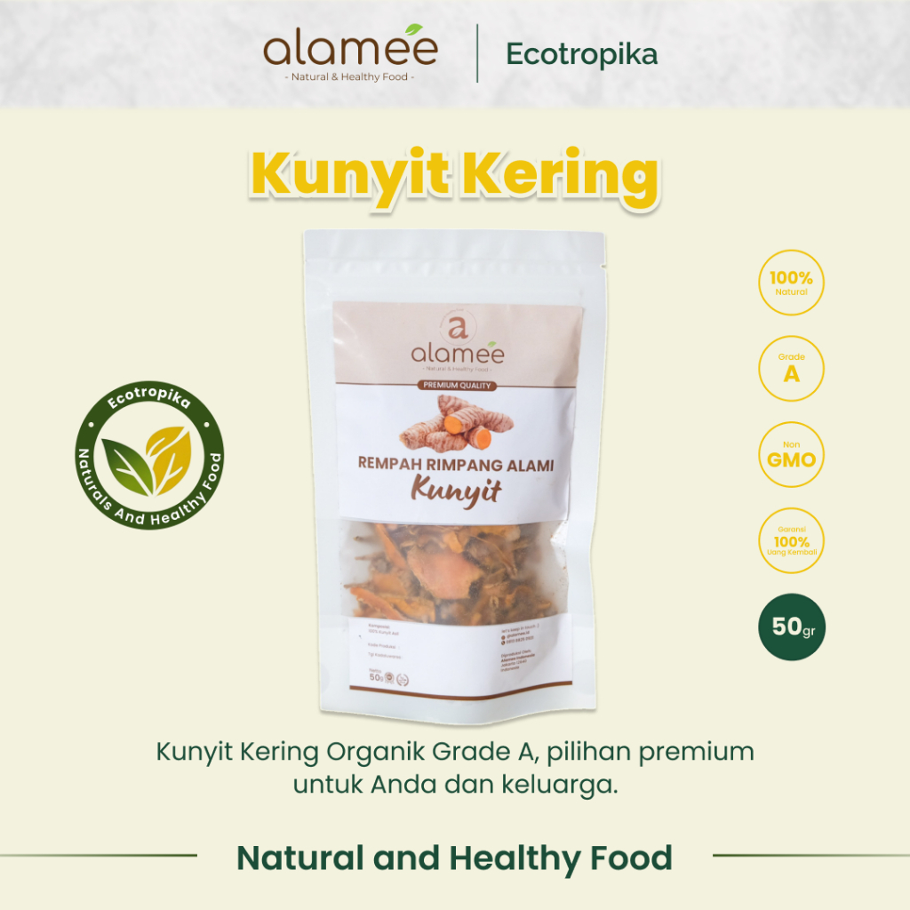 

Kunyit Kering Dried Turmeric Iris Rempah Rimpang Organik Alami Kunir Bumbu Rempah Dapur