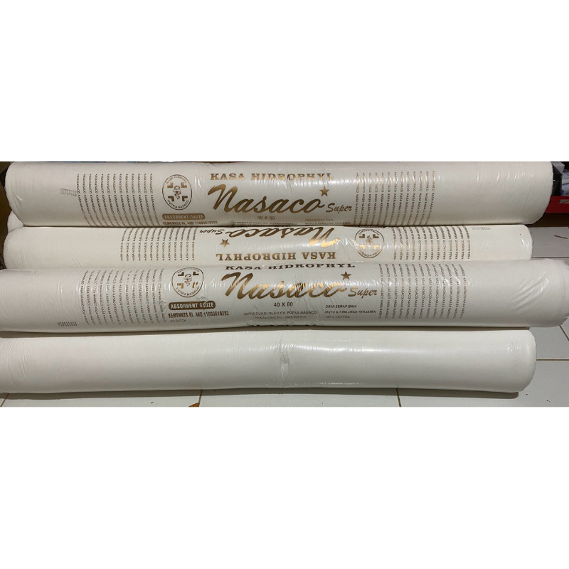 kasa gulung besar nasaco super 80 cm x 40 yard kassa gulung besar kasa roll besar rol