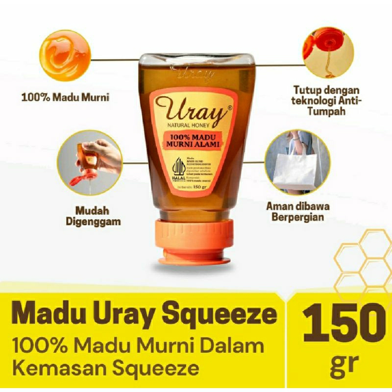

Madu Murni Uray - Natural Honey 150gr