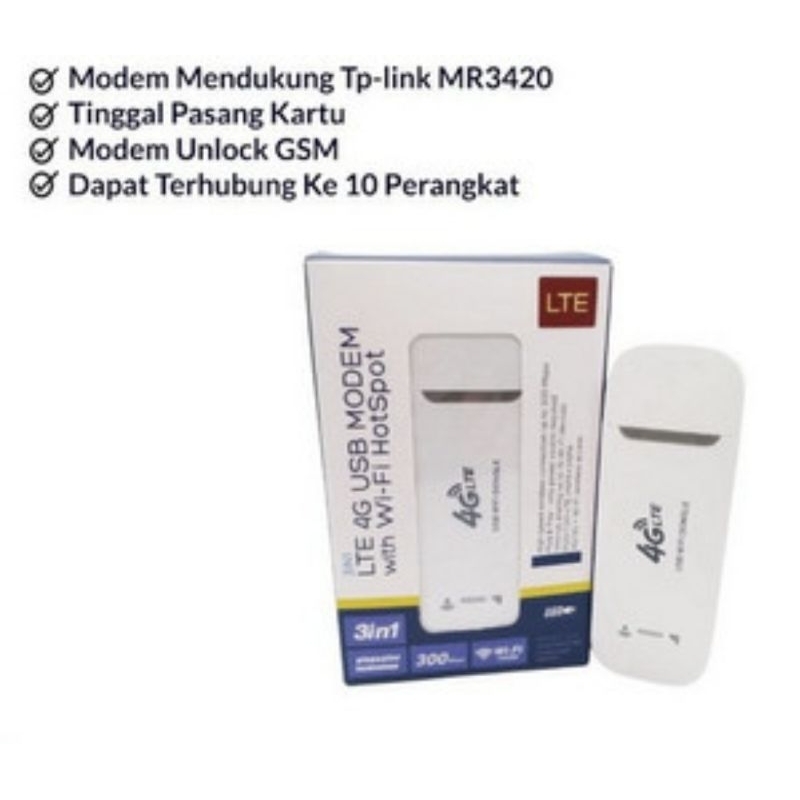 LTE Modem MHD Hotspot 4G USB with WiFi