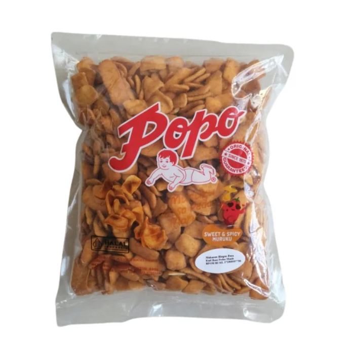 

Popo Muruku Snack Ikan Muruku Fish Snack Sweet Spicy Original Haapy Mix Nut Popo Malaysia Muruku