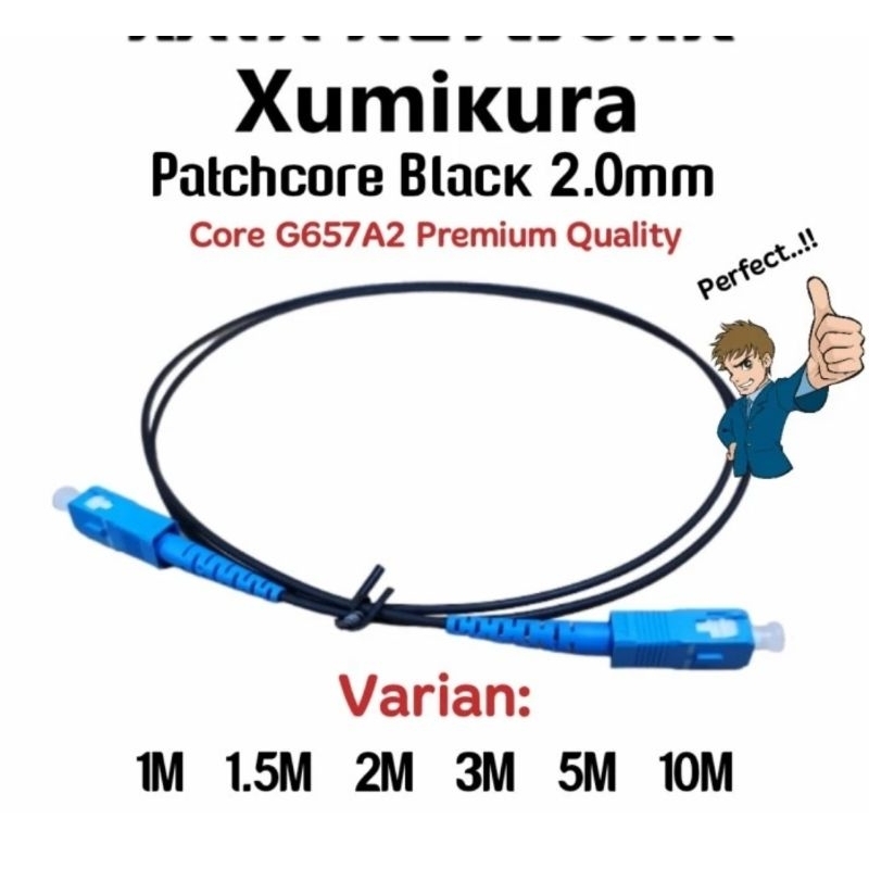 XUMIKURA Patchcore Black 3mm