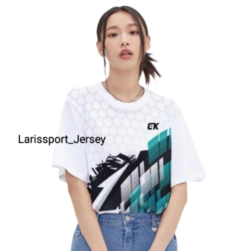 Jersey Kaos Olahraga Wanita Jersey Running Premium Badminton Bola size M L XL XXL