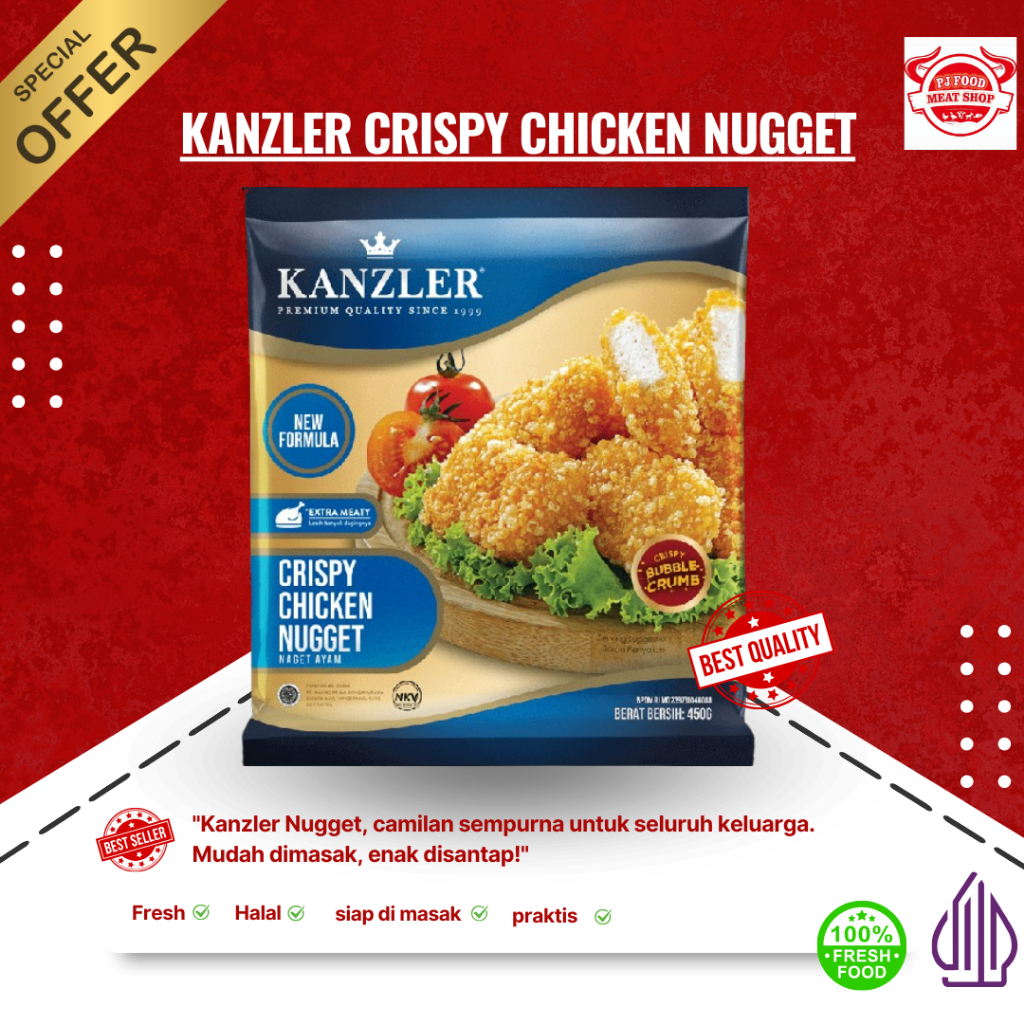 

KANZLER NUGGET CRISPY 450GR