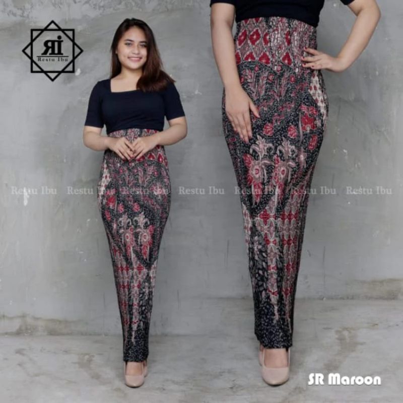 (COD) ROK BATIK PLISKET- ROK INSTAN-BAWAHAN KONDANGAN-BAWAHAN PESTA-ROK WISUDA INSTAN-ROK PLISKET
