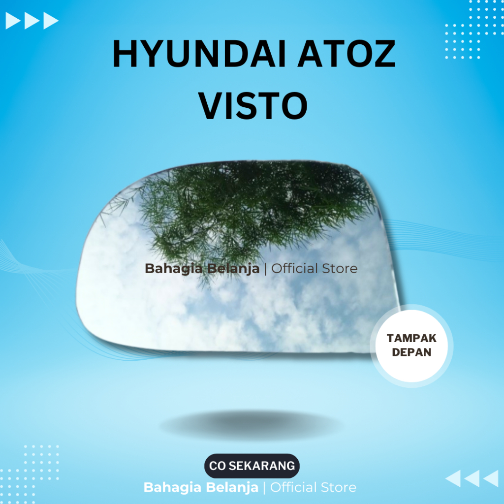 Kaca Spion Hyundai Atoz Mirror Kia Visto Kaca spion Hyundai atoz/Kia Visto Kaca Spion Mirror Only Hy