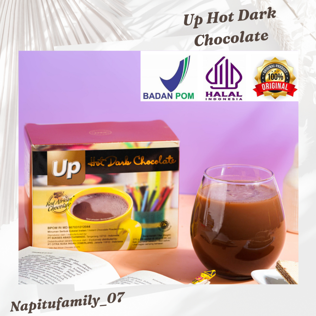 

Up Hot Dark Chocolate (15 Sachet per Kotak)