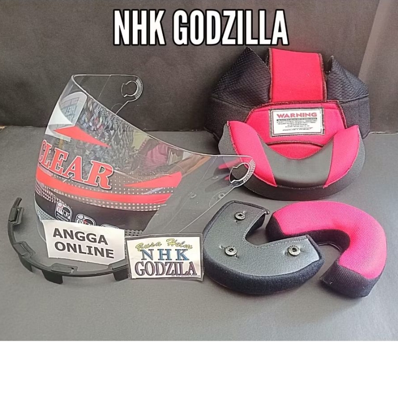 Busa helm NHK GODZILLA + Kaca helm NHK GODZILLA