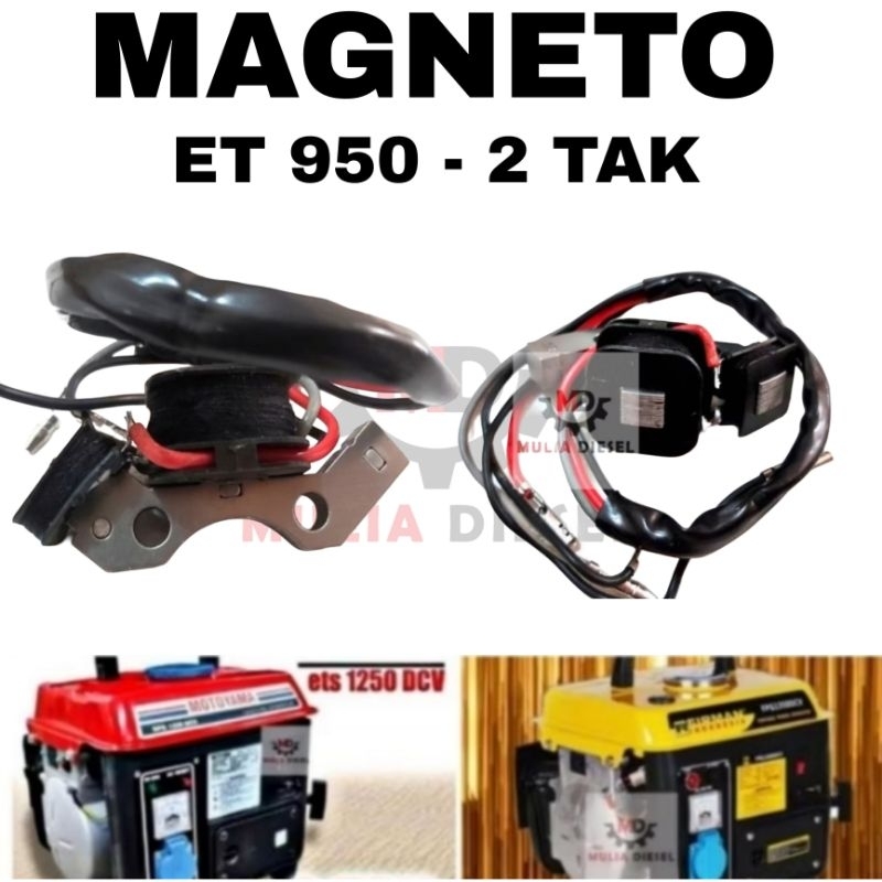 Magneto Spul Pengapian Mesin Genset Generator 2 Tak ET950