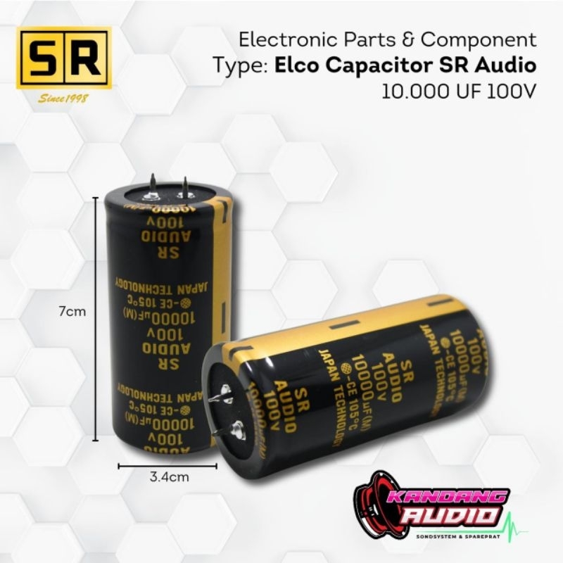 ELCO AUDIO SR AUDIO 10000UF 100V