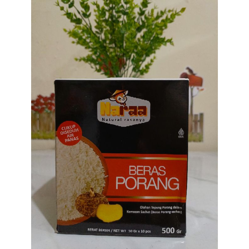 

Beras Porang Sachet NARAA 500gr (50gr x 10 Sachet)