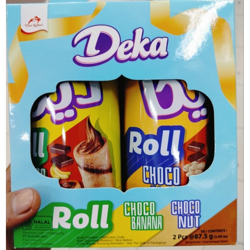 

Deka Wafer Roll Gift 1 Box Isi 2 pcs 220gr Deka Sepesial Gift box