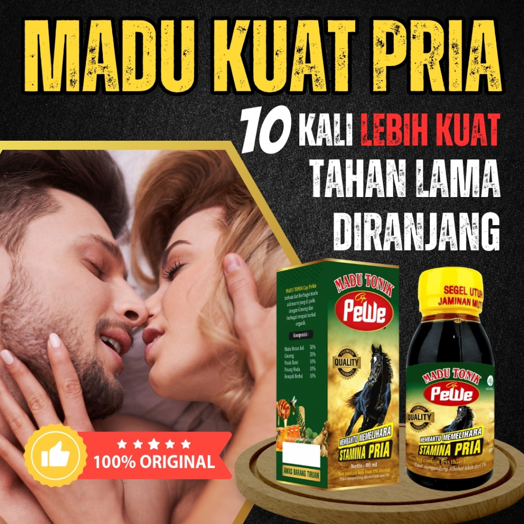 

Madukuat Madu Pewe Original | Herbal Alami Stamina Pria Kuat Tahan Lama | 80 ML Perkasa Di Ranjang