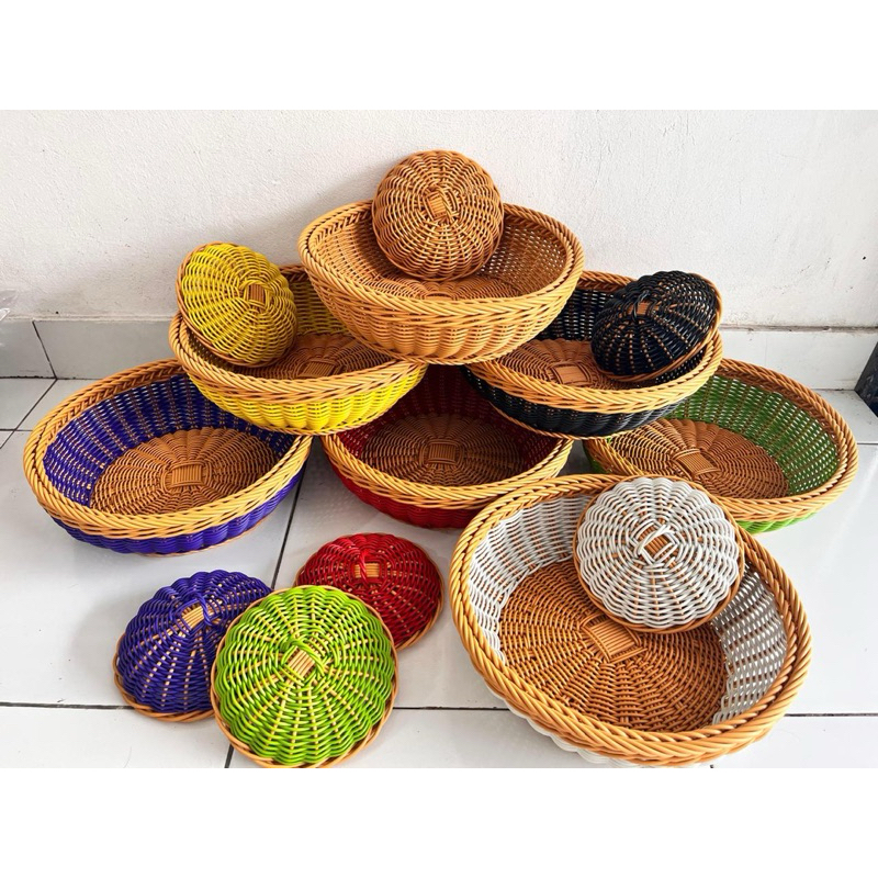 Bokor rotan sintetis 30cm