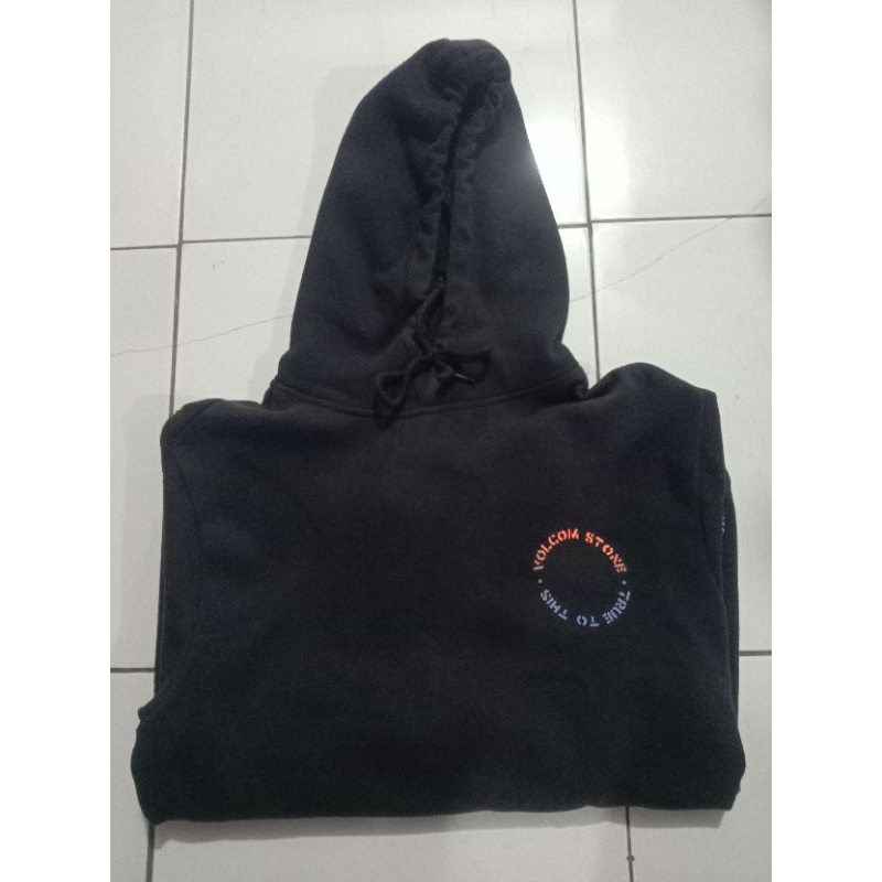 VOLCOM STONE Hoodie Hitam original 100% full tag