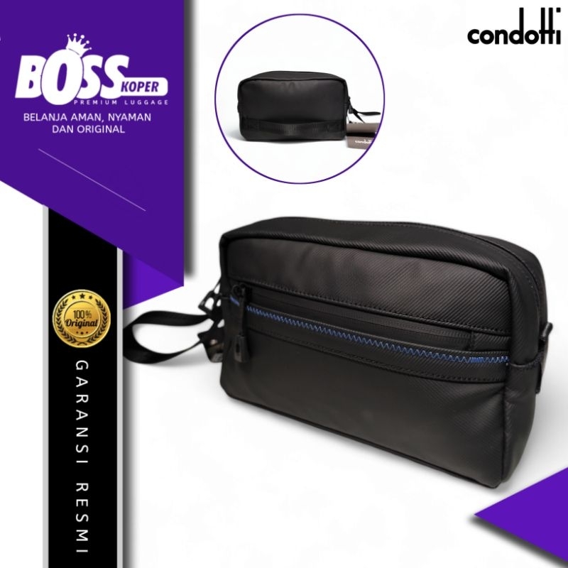 Tas tangan CONDOTTI Clutch handbag pria formal casual original