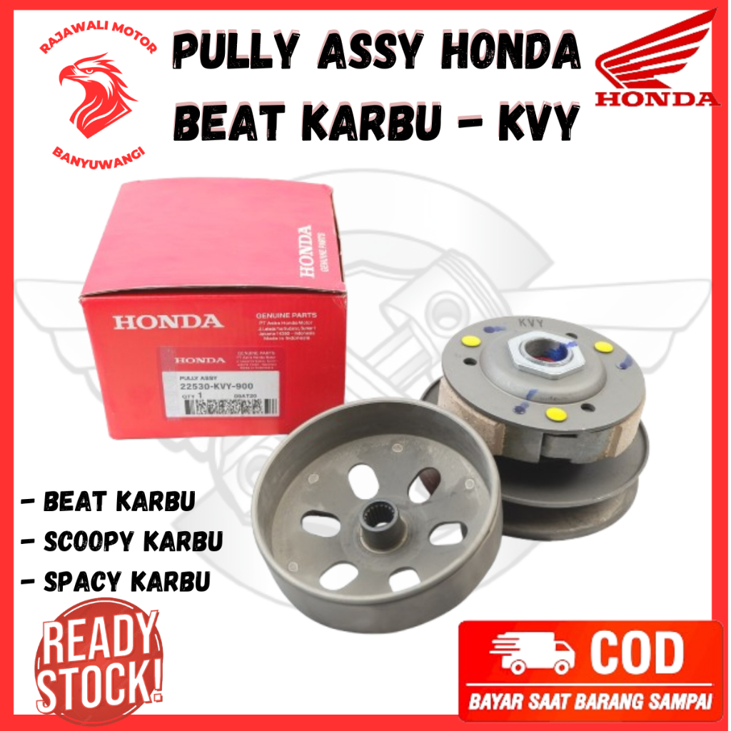 Pulley Beat Karbu Ori - Beat Karbu Lama - Beat Karbu - Pulley Beat Karbu Original 23205 KVY 900