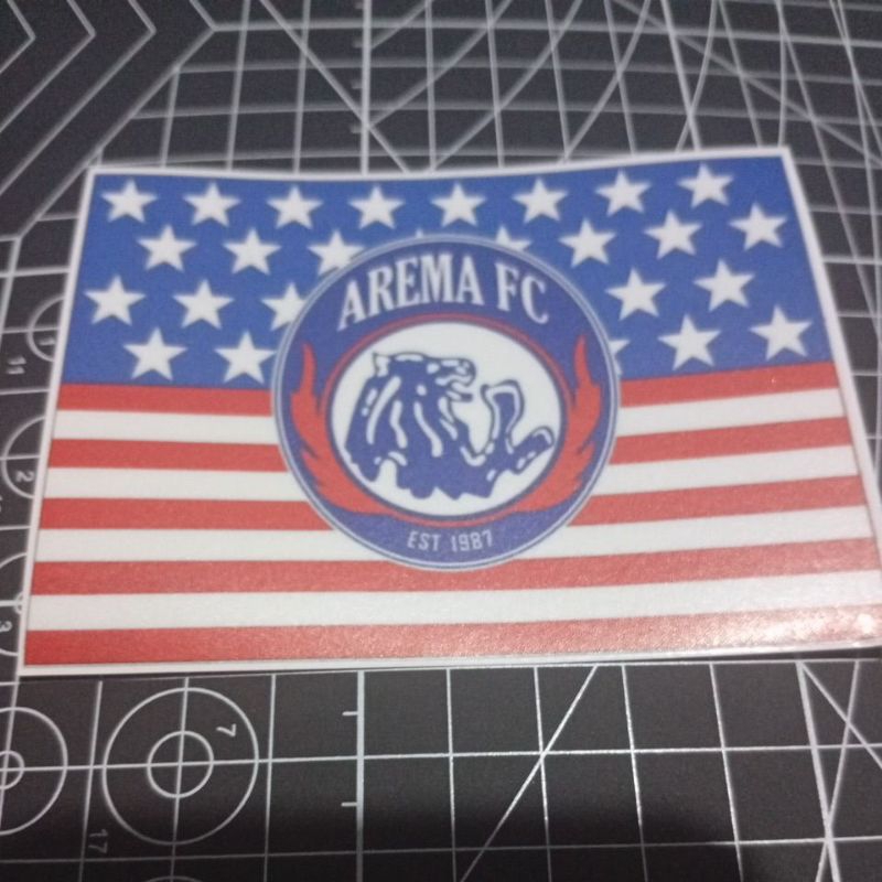 

STIKER PRINTING AREMA BINTANG