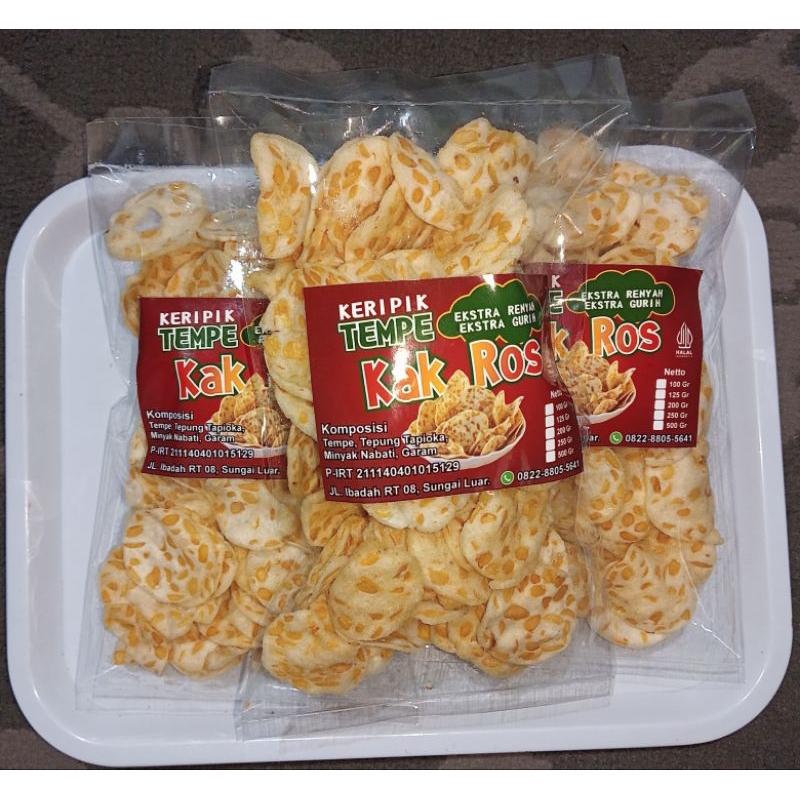 

Keripik Tempe Kak Ros|ukuran 500 gram