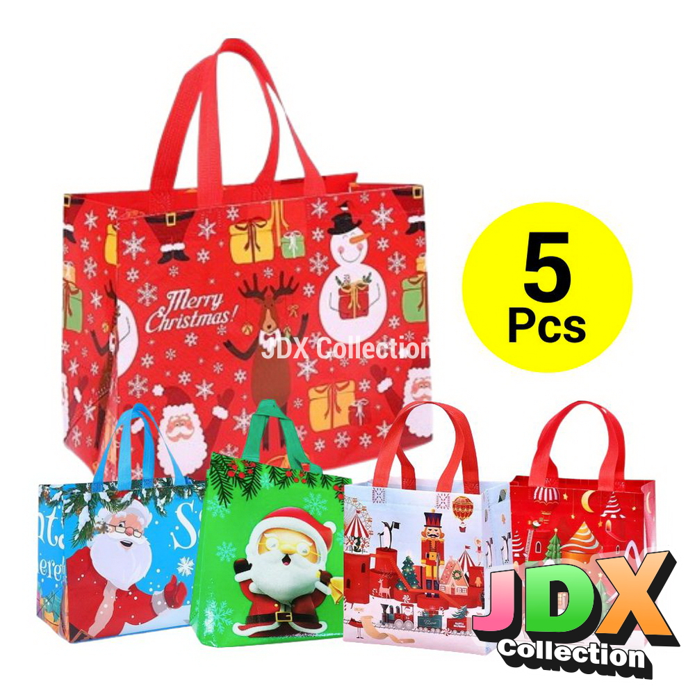 

Goodie Bag Natal / Tas Hadiah Souvenir Natal / Hampers Natal / Christmas Tote Bag