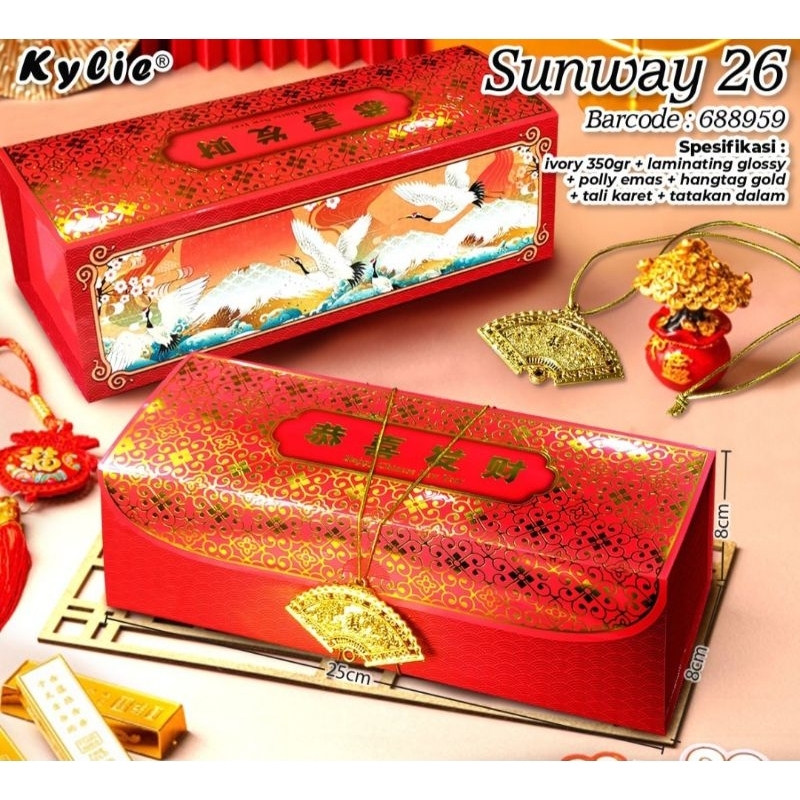 BOX SUNWAY IMLEK /CNY. 1 PAK ISI 4 LEMBAR