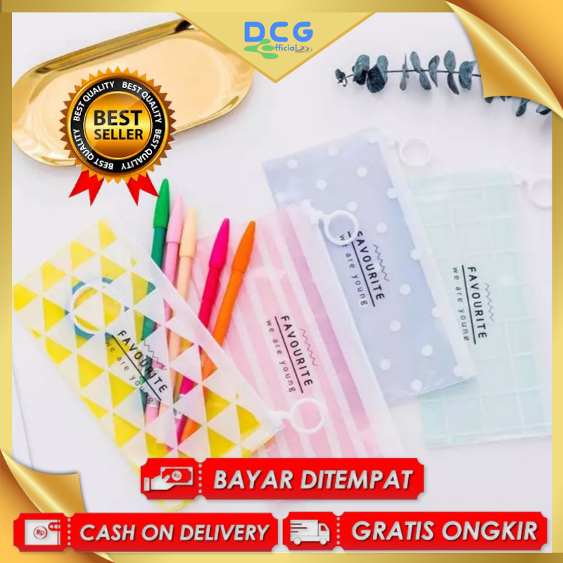 

Tempat Pensil Transparant / Tempat Pensil Anak Sekolah / Tempat Pensil Anti Air / Dompet Serbaguna