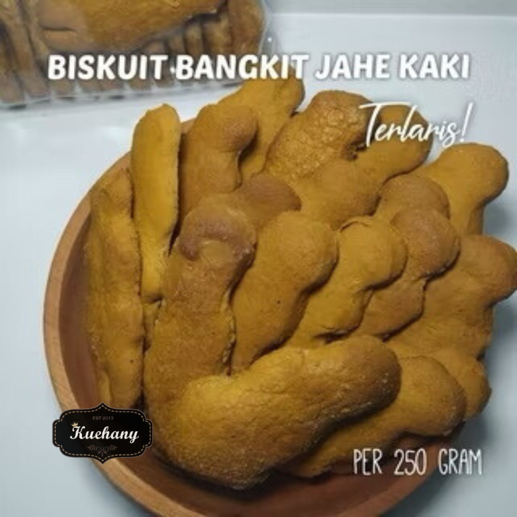 

BISKUIT BISCUITS BANGKIT JAHE HANGAT BENTUK KAKI 250GRAM