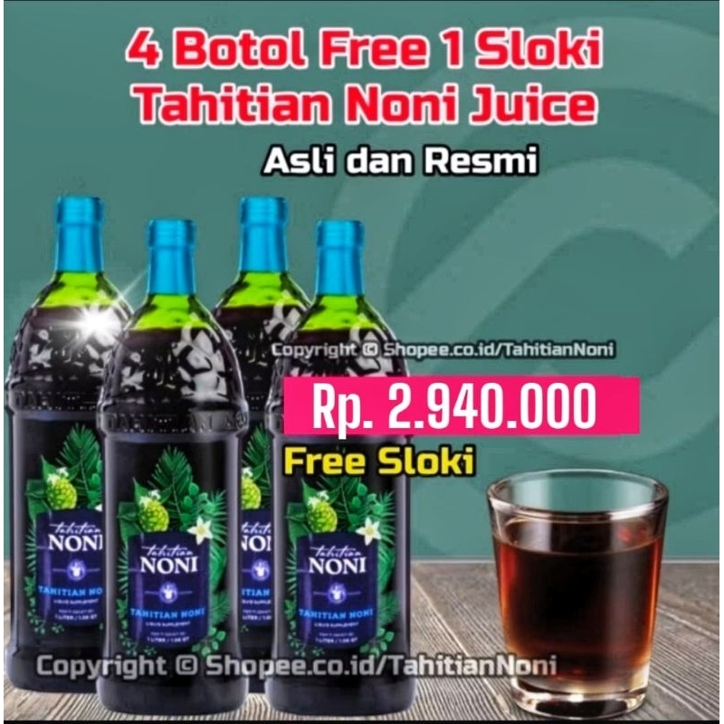 

Promo 4 Botol Tahitian Noni Juice Original Syaraf Kejepit Diabet Stroke Kanker Jamtung DLL