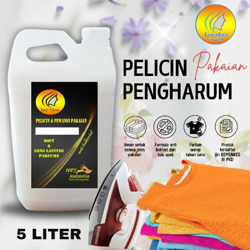 parfum laundry waterbase pewangi . pelicin setrika laundry /  pelicin pakaian laundry