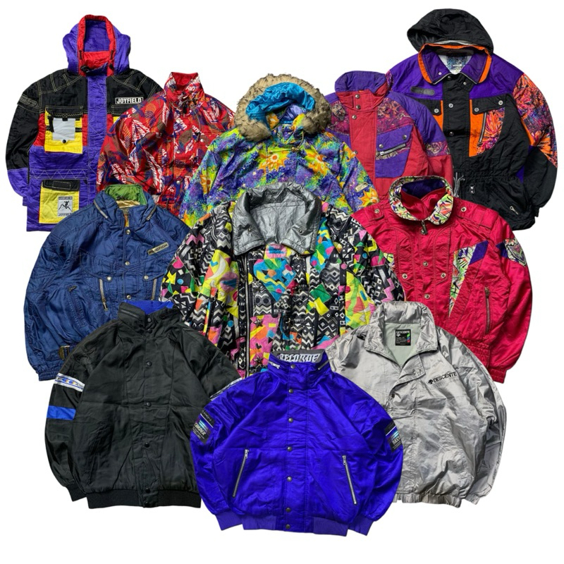 VINTAGE RACING / JAKET VINTAGE RACING / VINTAGE SKI RACING / JAKET VINTAGE WARNA WARNI / VINTAGE SNO