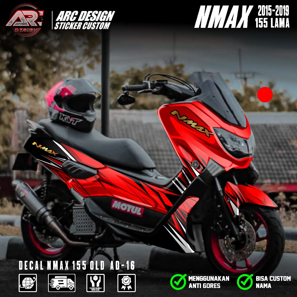 (COD PROMO) TERBARU Decal Sticker Yamaha Nmax 155 Old Full body - Stiker Skotlet Variasi Modifikasi 