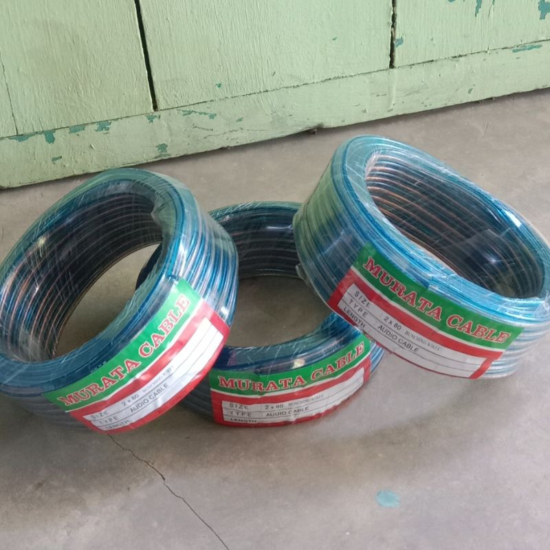 MURATA CABLE AUDIO - KABEL TRANSPARAN - KABEL SERABUT