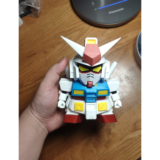 Cuero Mainan Gundam Mini SD V Plan RX-78