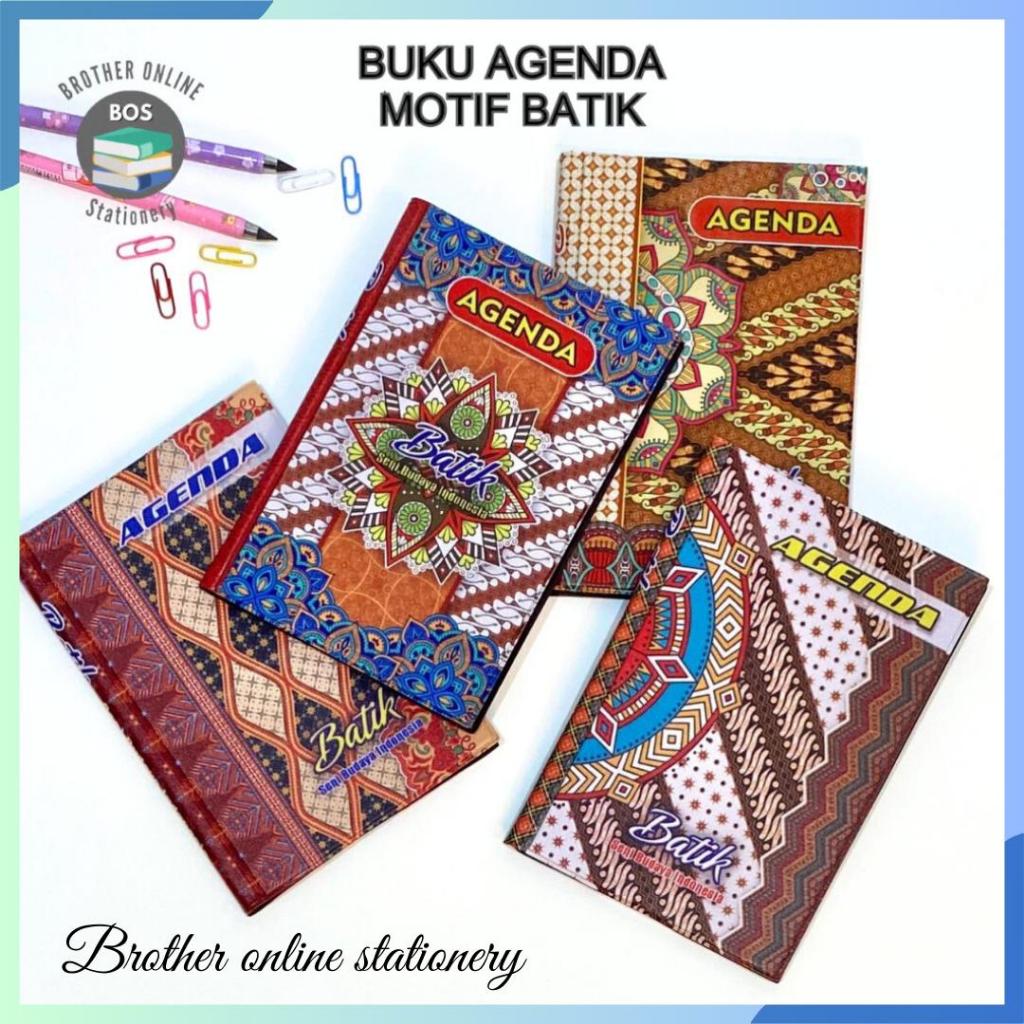 

BOS Buku Agenda Batik / Diary / Buku Planner / Buku Kerja Kantor