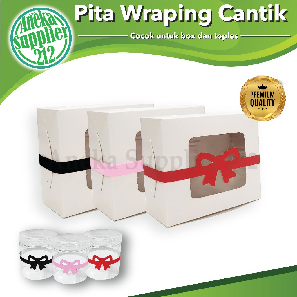 

Pita Kertas Box - Pita Kertas Toples - Netral (isi 20 pcs)