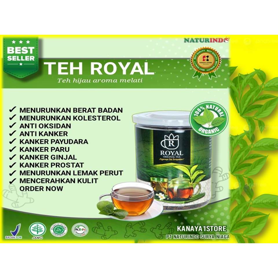 

Teh Royal Original Tea Hijau Alami Daun Pilihan Cocok Untuk Diet